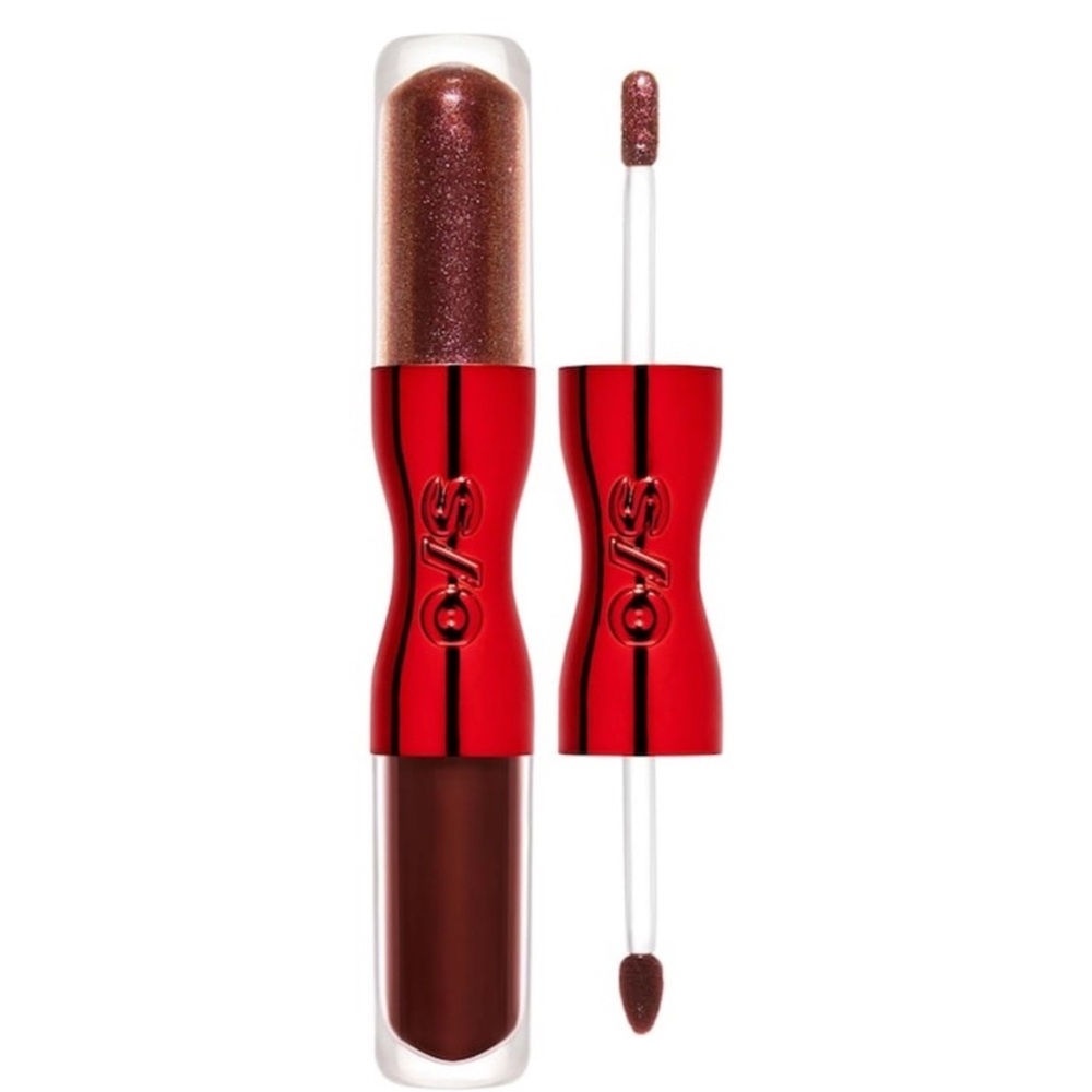ONE/SIZE Patrick Starr Lip Snatcher Liquid Lipstick & Lip Gloss Duo- Nightwalker